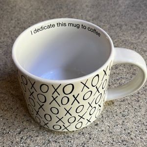 XOXO “I dedicate this mug to coffee” Mug
